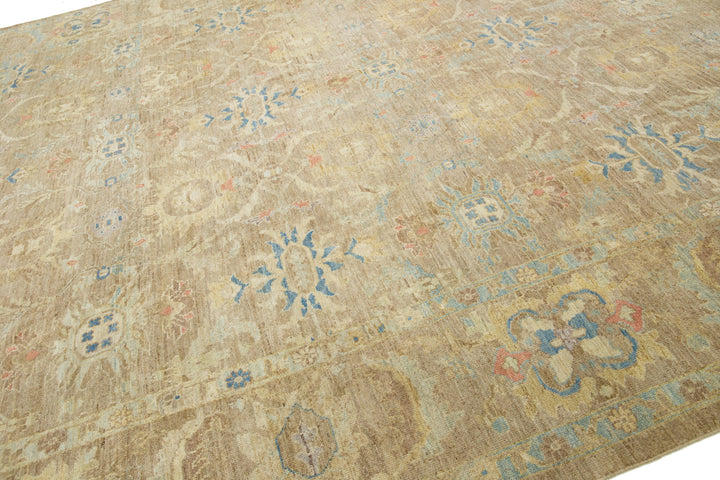 Modern Sultanabad Wool Rug 12 X 16