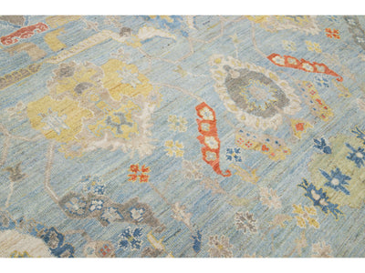 Modern Sultanabad Wool Rug 13 X 18