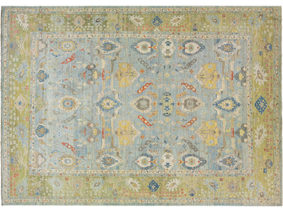 Modern Sultanabad Wool Rug 13 X 18