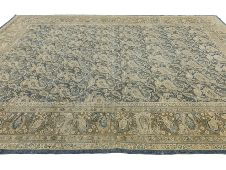 Antique Tabriz Wool Rug 10 X 13