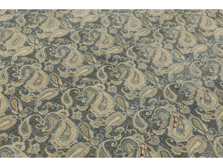 Antique Tabriz Wool Rug 10 X 13