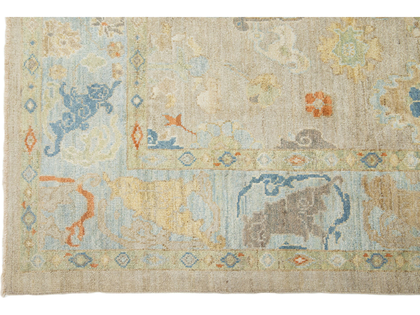 Modern Sultanabad Wool Rug 6 X 10