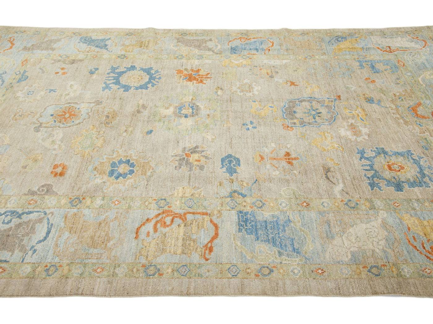 Modern Sultanabad Wool Rug 6 X 10