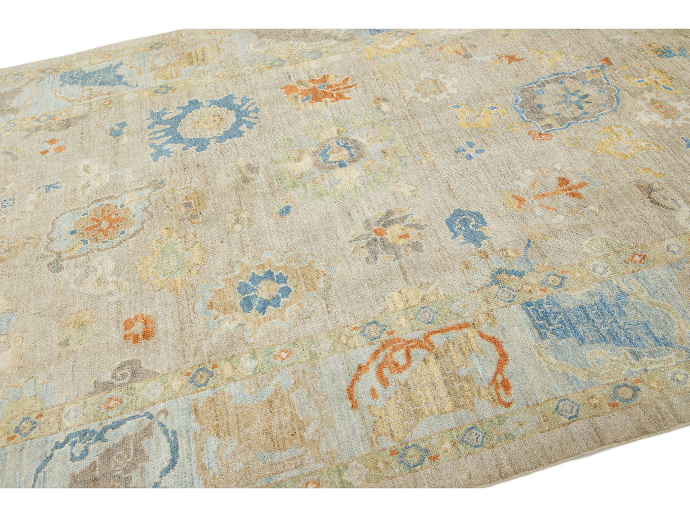 Modern Sultanabad Wool Rug 6 X 10