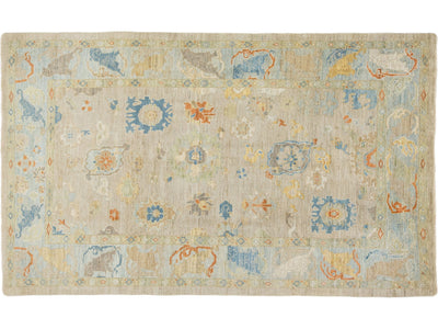 Modern Sultanabad Wool Rug 6 X 10