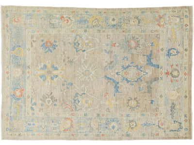 Modern Sultanabad Wool Rug 6 X 9