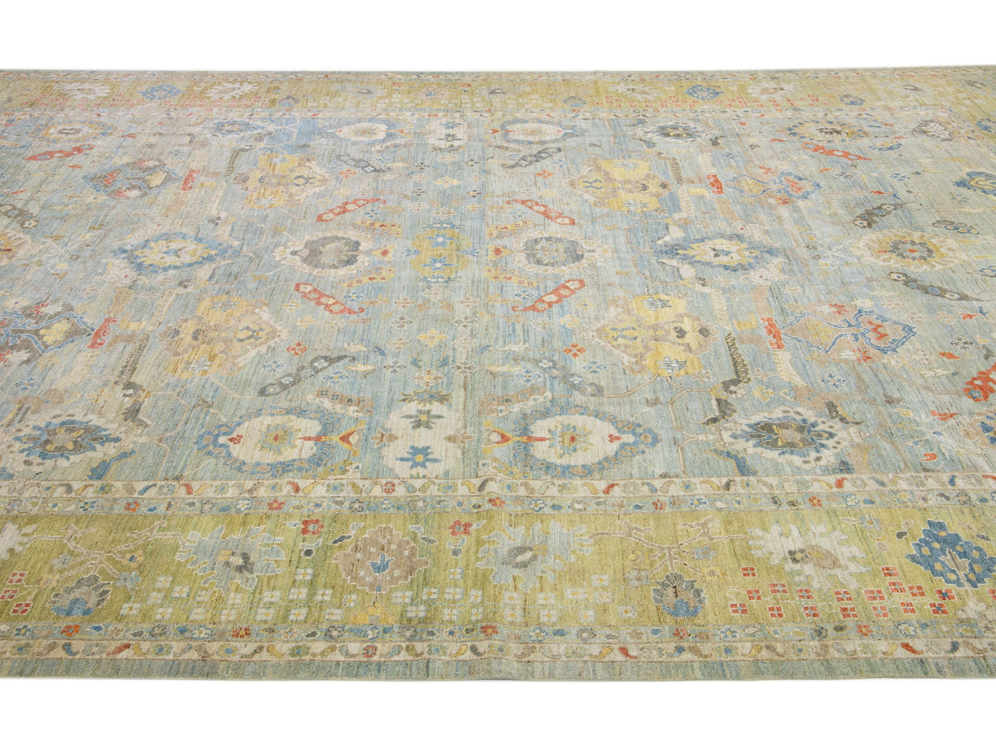 Modern Sultanabad Wool Rug 13 X 21