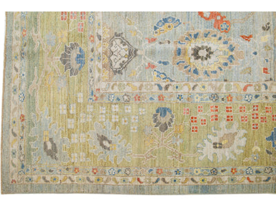 Modern Sultanabad Wool Rug 13 X 21