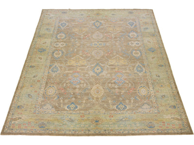 Modern Sultanabad Wool Rug 13 X 18