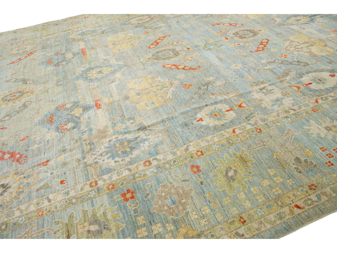 Modern Sultanabad Rug 13 X 21