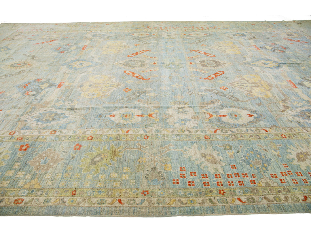 Modern Sultanabad Rug 13 X 21