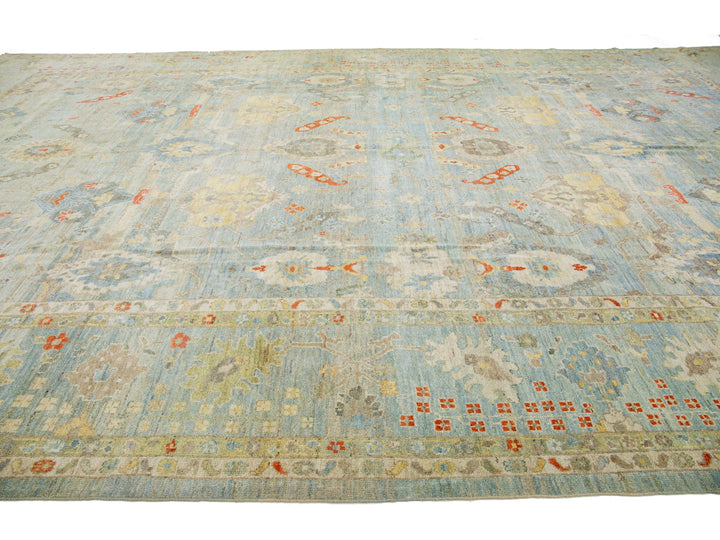Modern Sultanabad Rug 13 X 21