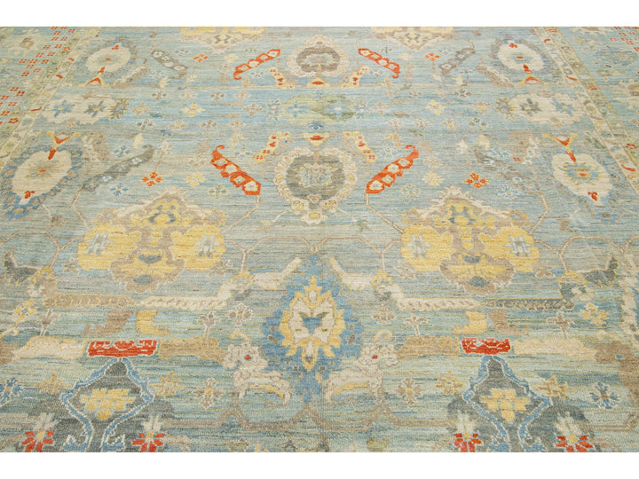 Modern Sultanabad Rug 13 X 21