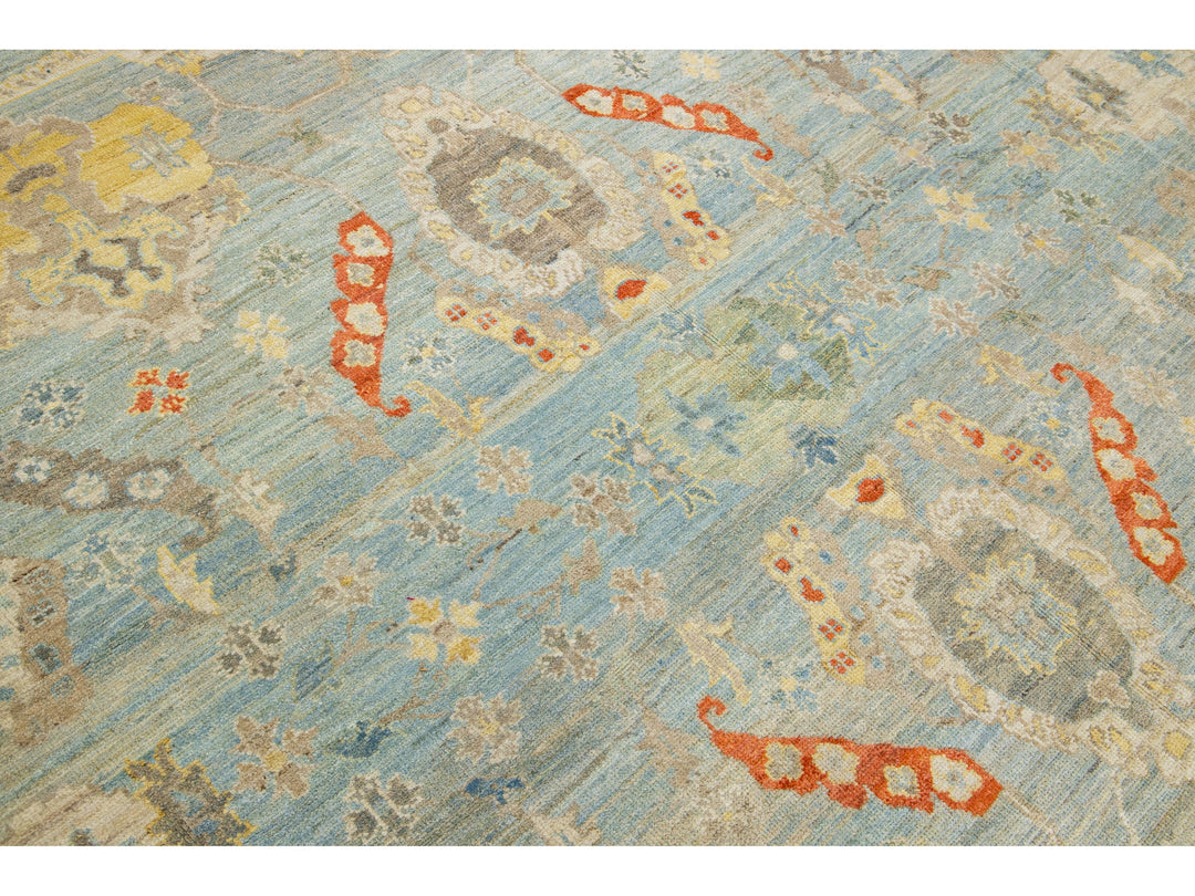 Modern Sultanabad Rug 13 X 21