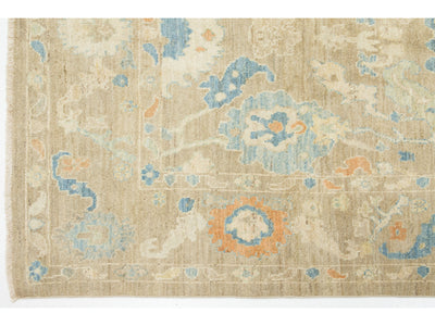 Modern Sultanabad Wool Rug 6 X 9