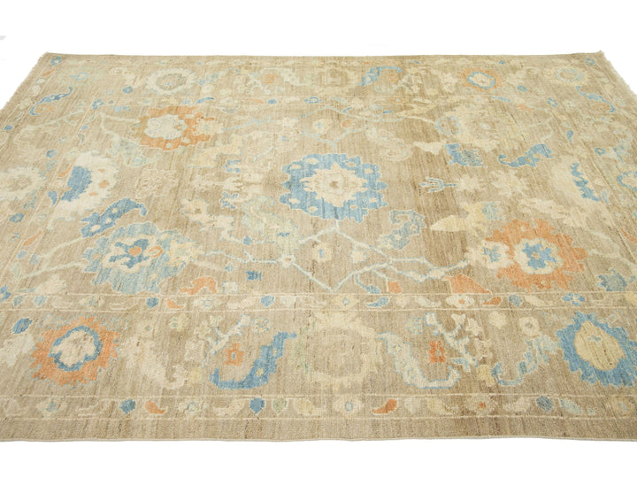 Modern Sultanabad Wool Rug 6 X 9