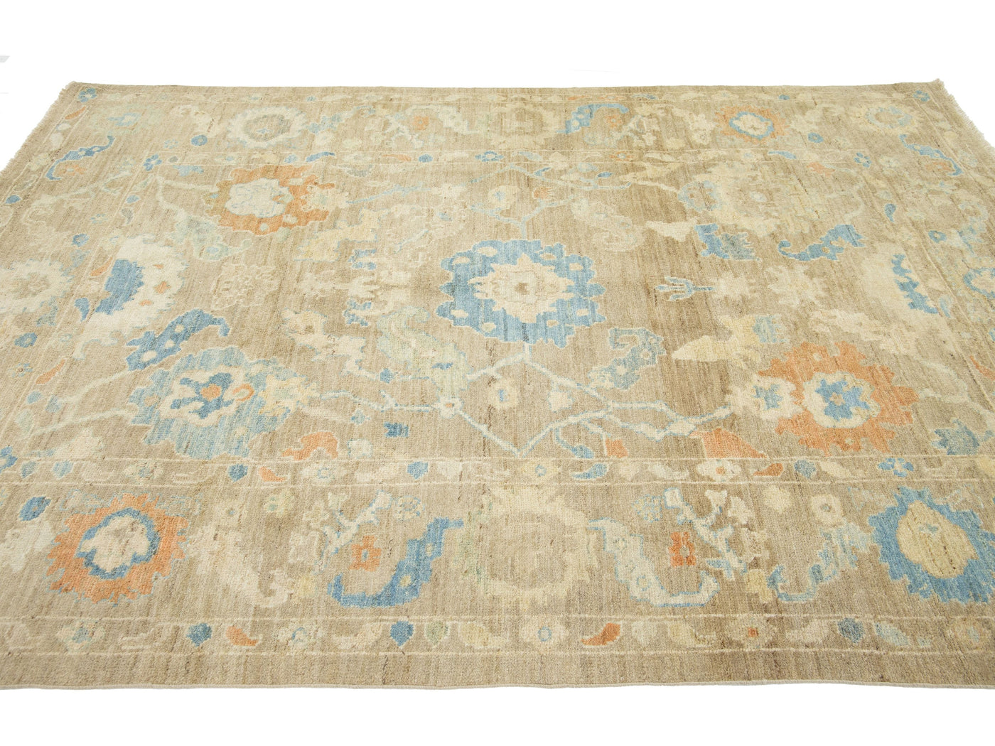 Modern Sultanabad Wool Rug 6 X 9