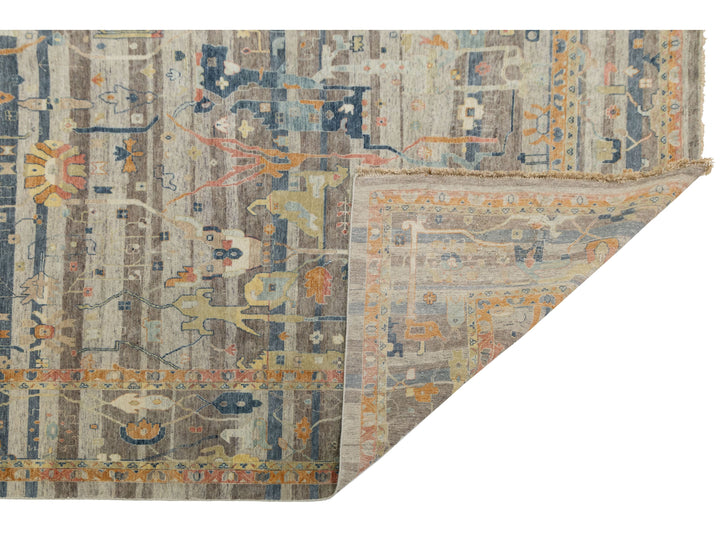 Modern Bidjar Wool Rug 12 X 15