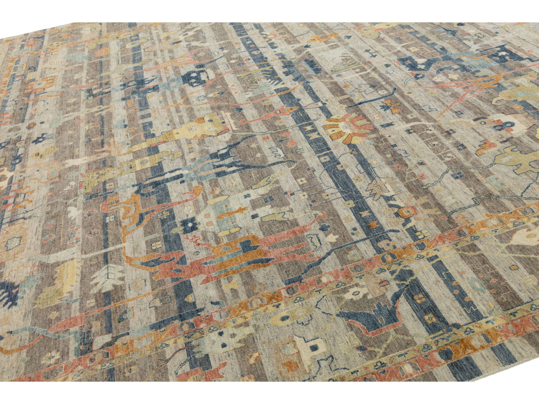 Modern Bidjar Wool Rug 12 X 15