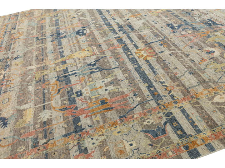 Modern Bidjar Wool Rug 12 X 15