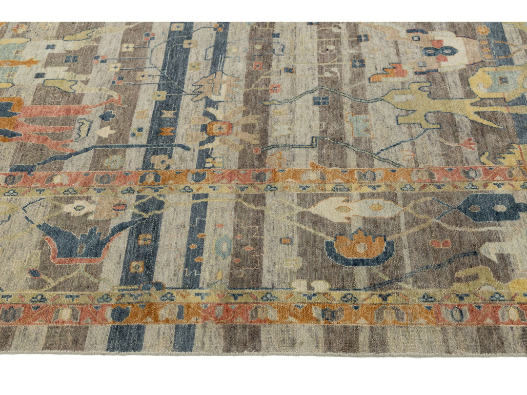 Modern Bidjar Wool Rug 12 X 15