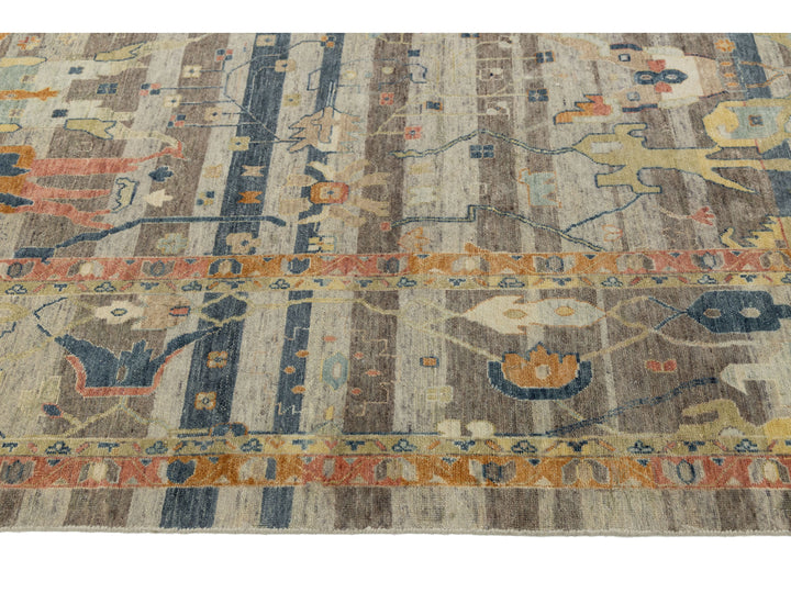 Modern Bidjar Wool Rug 12 X 15