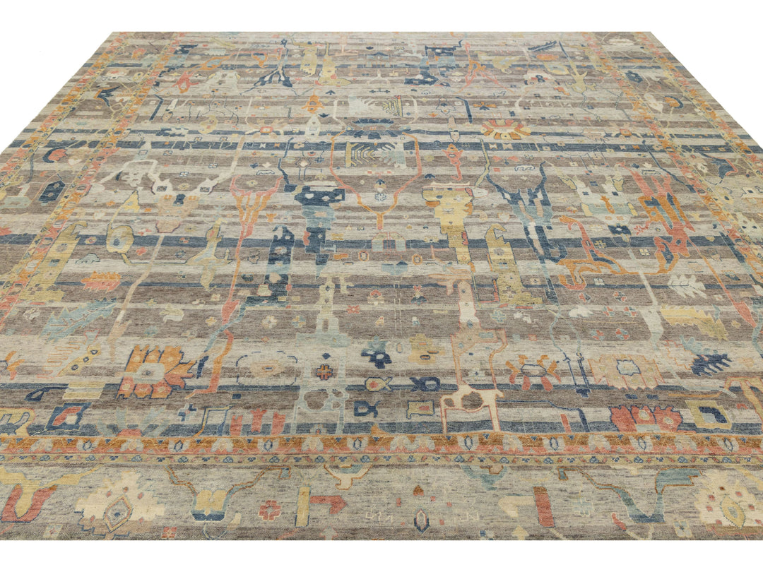 Modern Bidjar Wool Rug 12 X 15