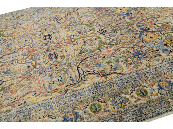 Modern Bidjar Wool Rug 9 X 12
