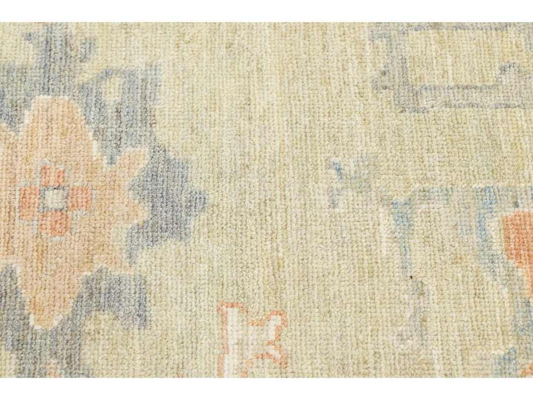 Modern Oushak Wool Rug 9 X 12