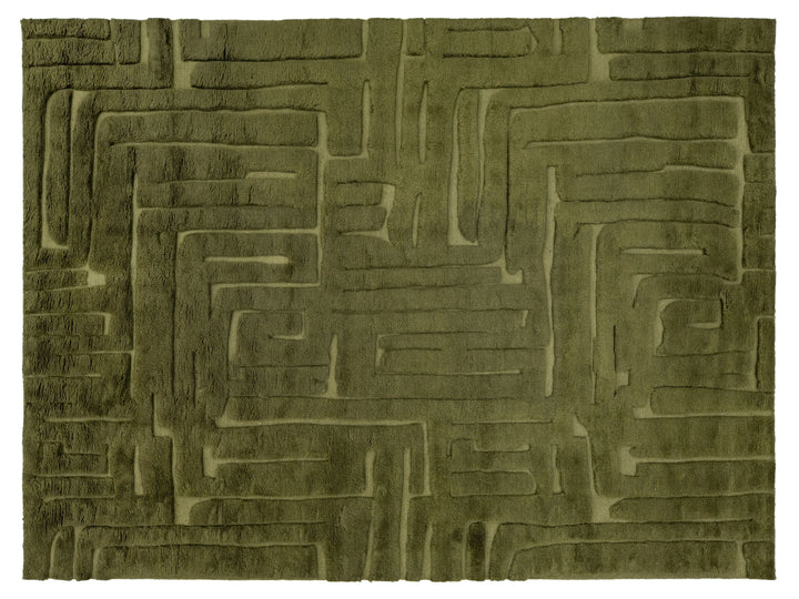 Modern Moroccan Wool Rug 9 X 12