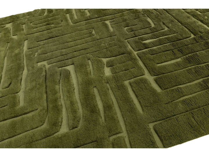 Modern Moroccan Wool Rug 10 X 14
