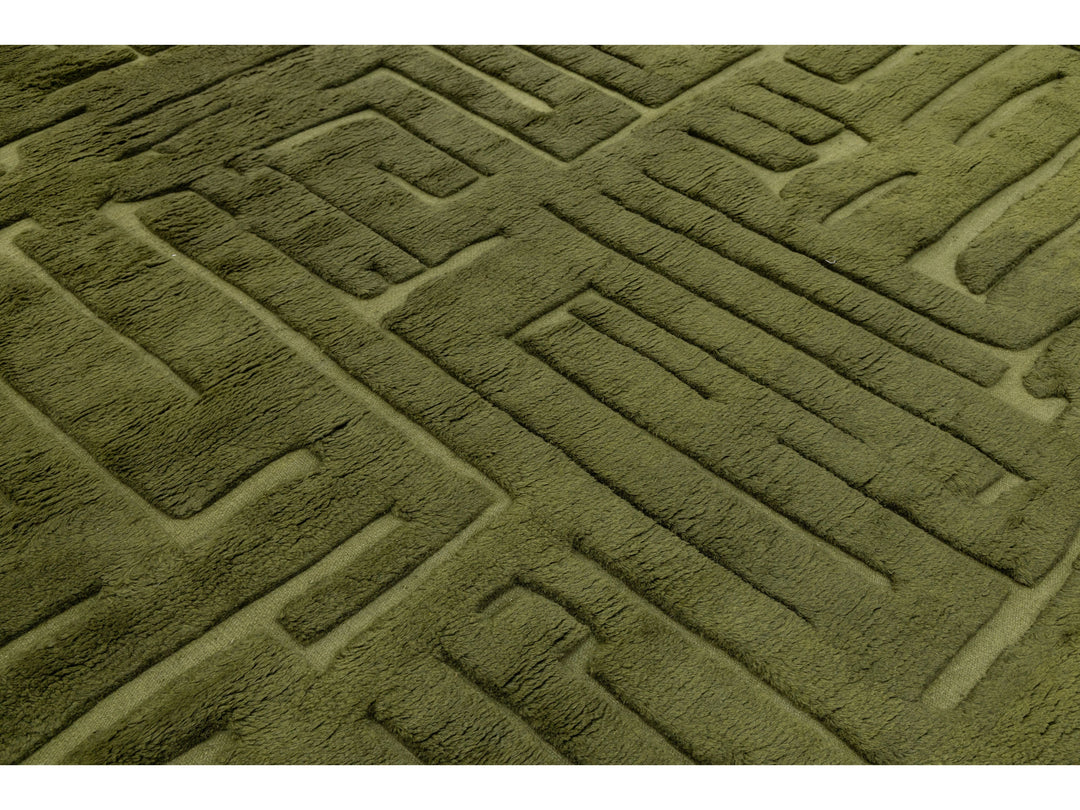 Modern Moroccan Wool Rug 10 X 14