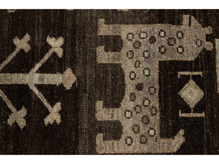 Antique Malayer Wool Rug 5 X 8