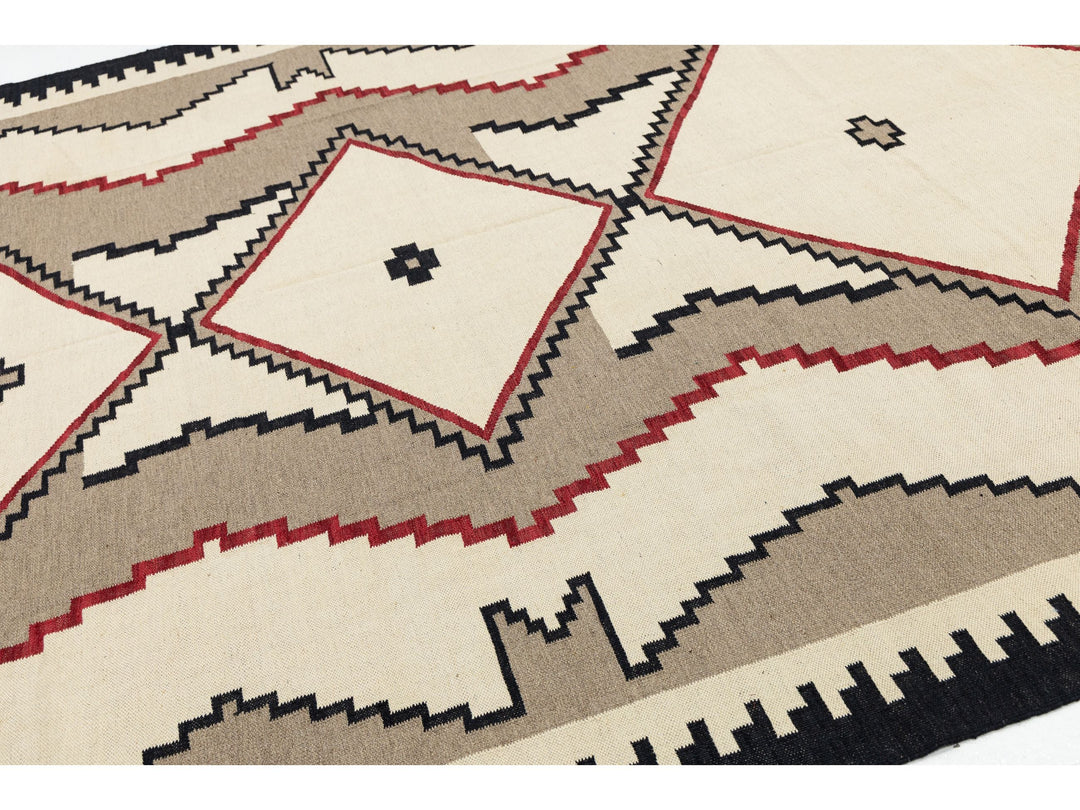 Modern Navajo Wool Rug 9 X 12