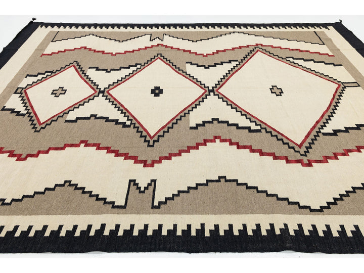 Modern Navajo Wool Rug 9 X 12