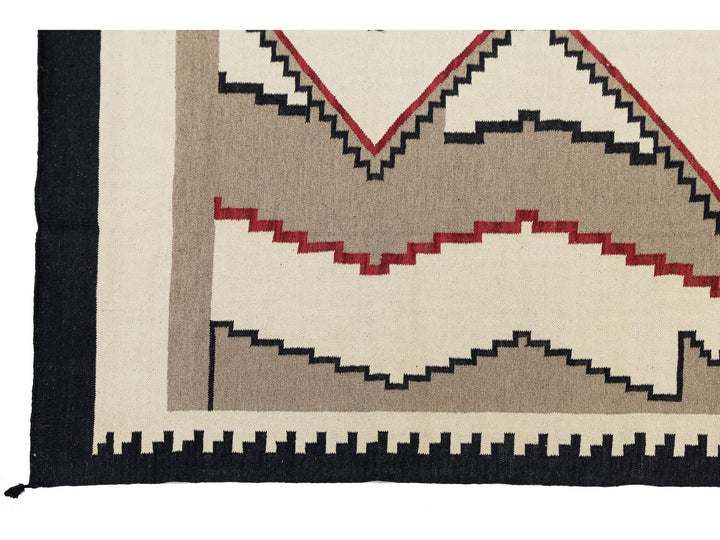 Modern Navajo Wool Rug 9 X 12