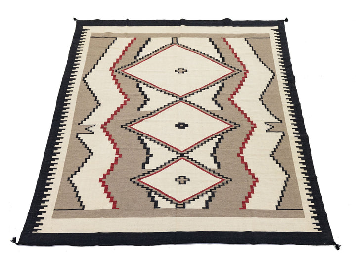 Modern Navajo Wool Rug 9 X 12