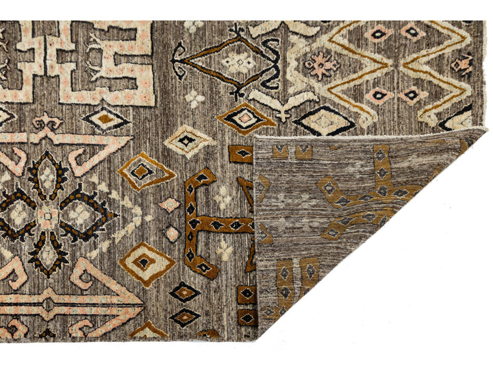 Modern Tulu Wool Rug 9 X 12