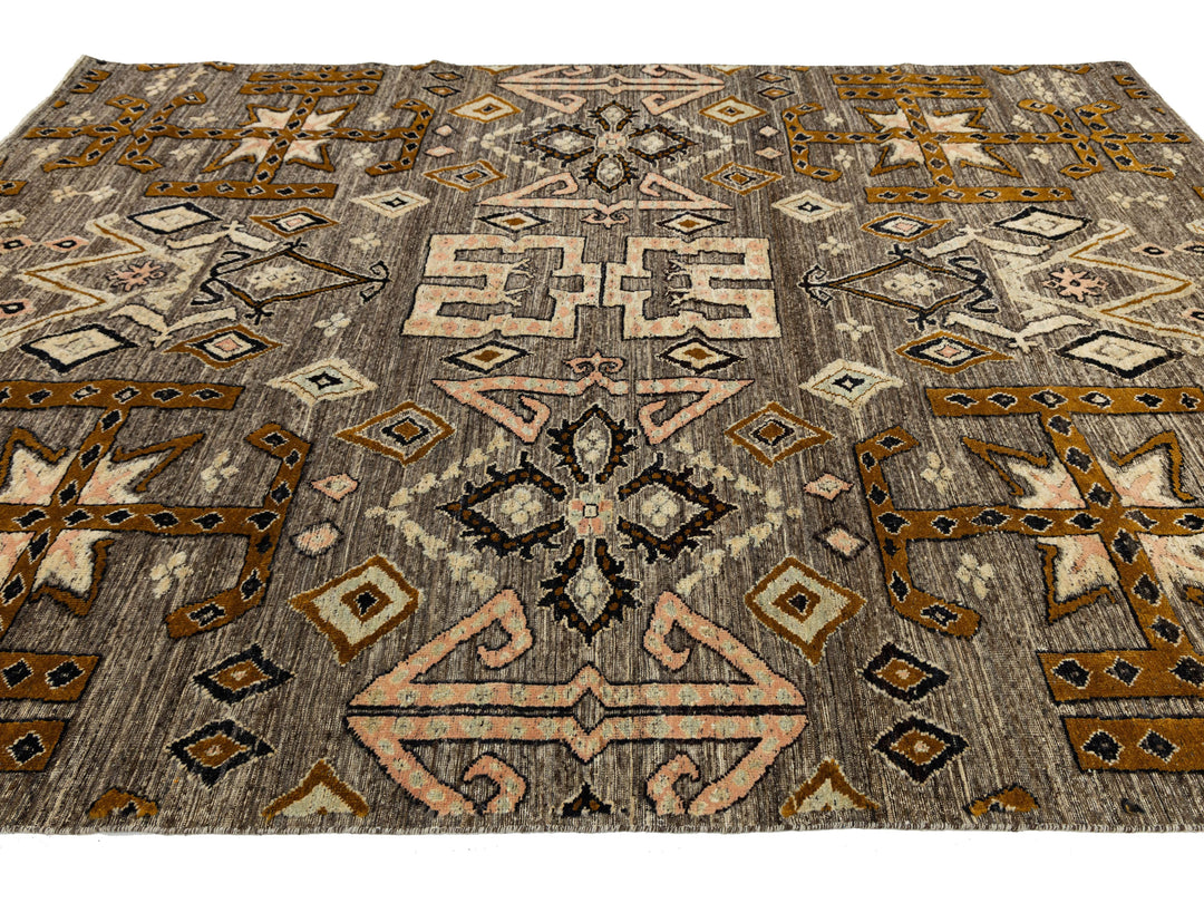 Modern Tulu Wool Rug 9 X 12
