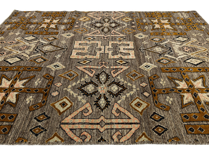 Modern Tulu Wool Rug 9 X 12