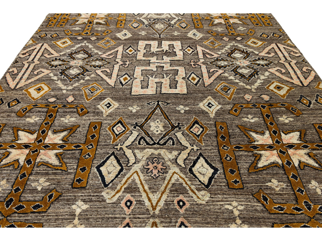 Modern Tulu Wool Rug 9 X 12