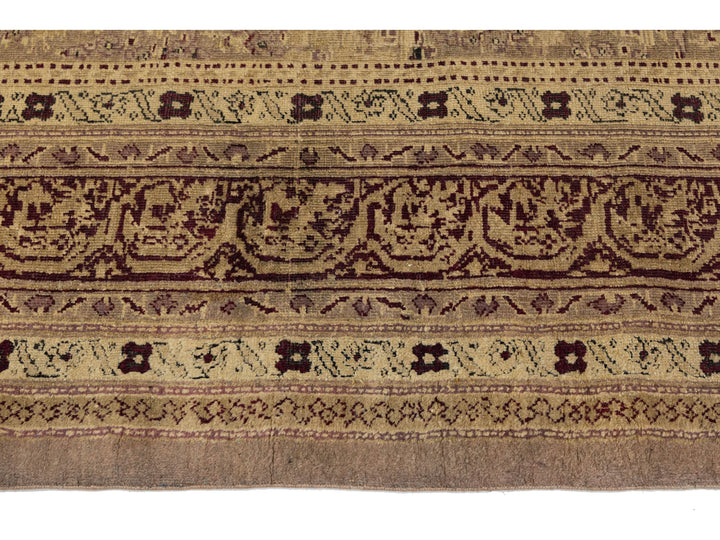 Antique Persian Amritsar Wool Rug 8 X 11