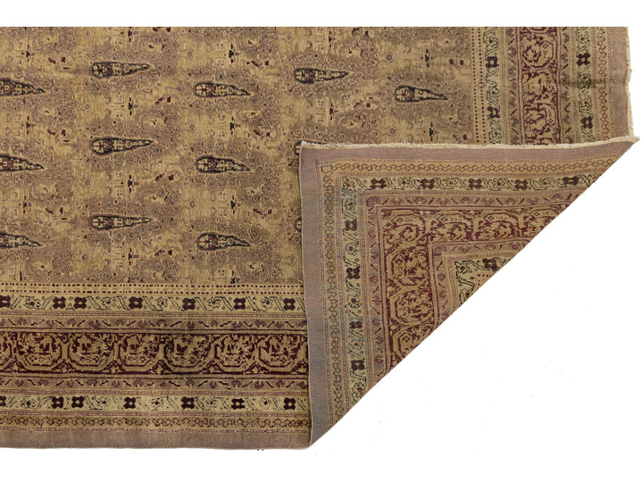 Antique Persian Amritsar Wool Rug 8 X 11