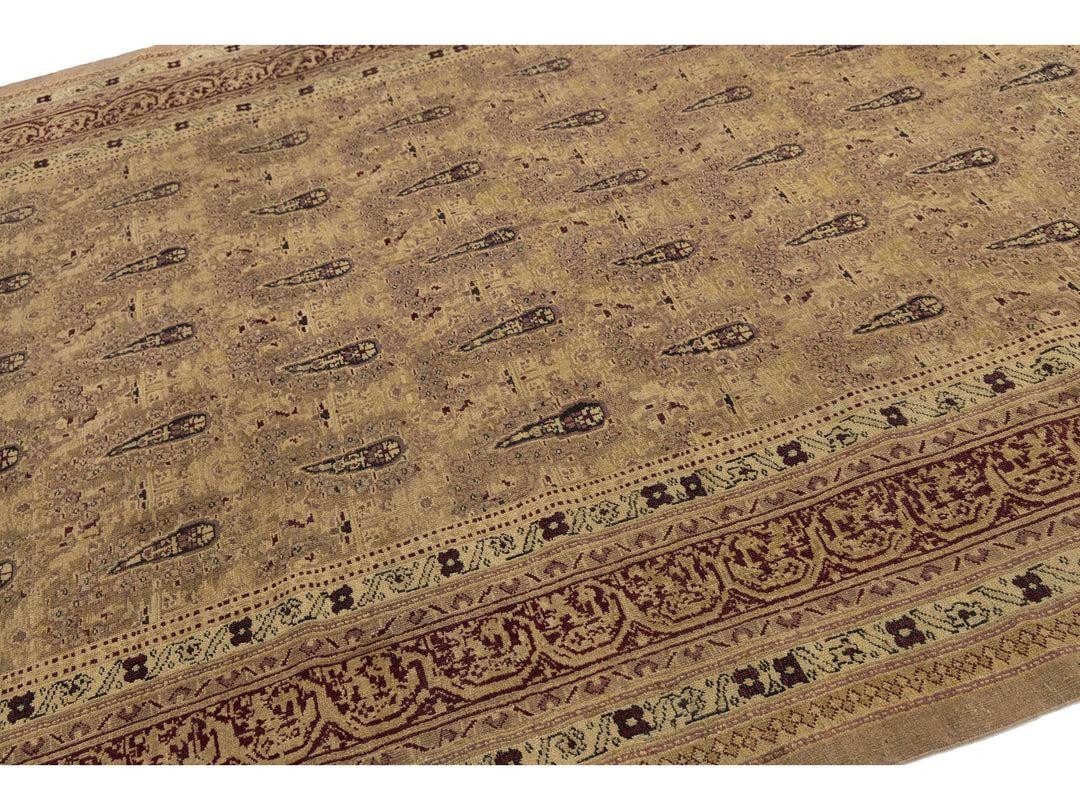 Antique Persian Amritsar Wool Rug 8 X 11