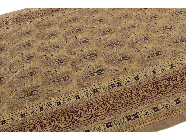 Antique Persian Amritsar Wool Rug 8 X 11