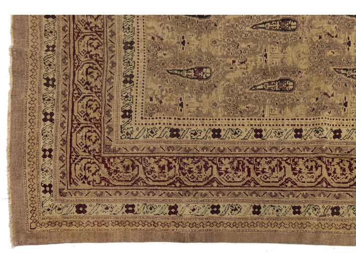 Antique Persian Amritsar Wool Rug 8 X 11