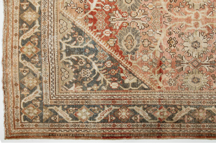 Antique Mahal Wool Rug 10 X 13