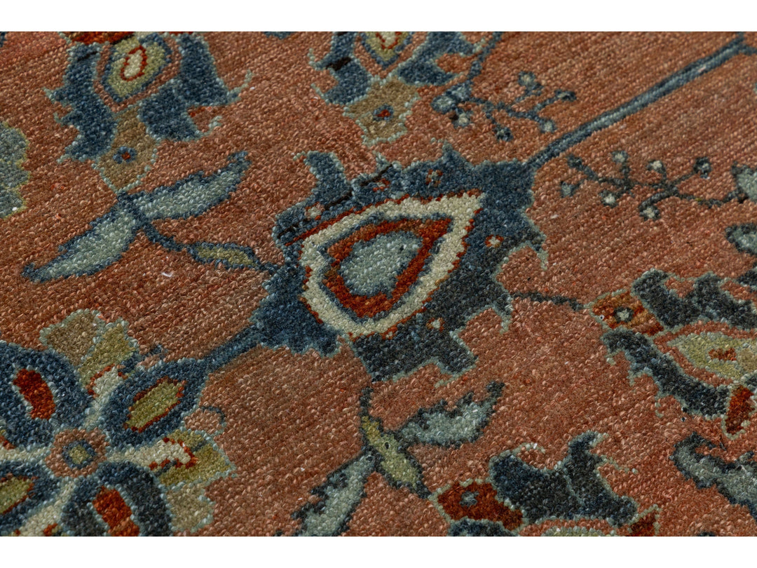 Antique Mahal Wool Rug 9 X 12