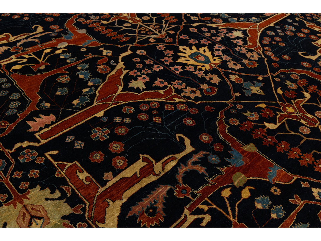 Modern Bidjar Wool Rug 16 X 25