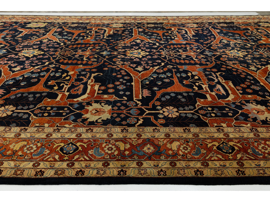 Modern Bidjar Wool Rug 16 X 25